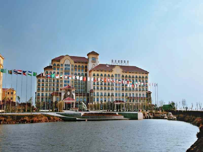 Shenglong Jianguo Hotel Haiyang Exterior foto
